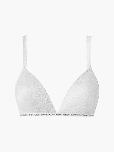 Calvin Klein Underwear HU861668 | Calvin Klein CK One Női Triangle Melltartó Fehér